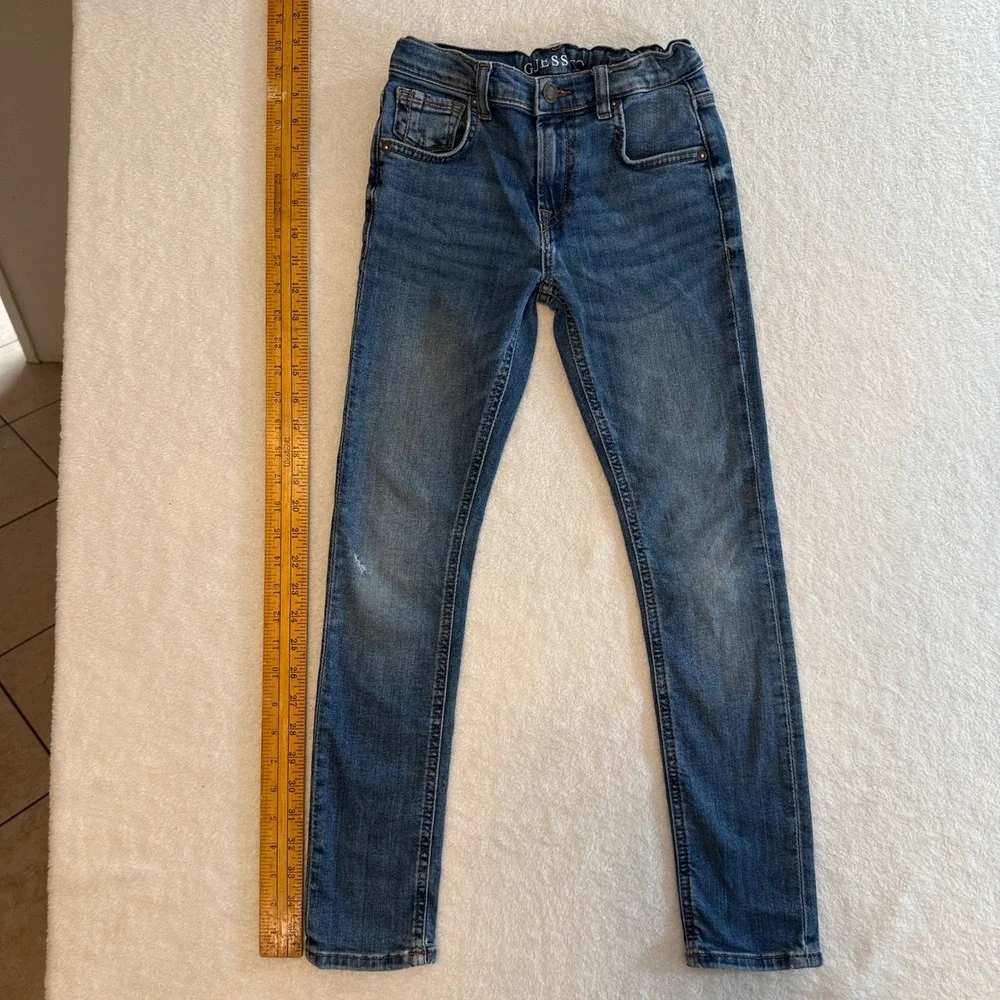 Guess Eco Skinny Fit Jeans Medium Wash Blue Denim Size 10